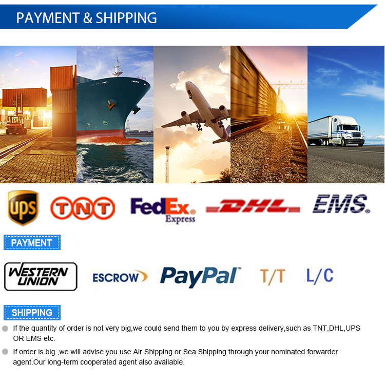 payment and shipping